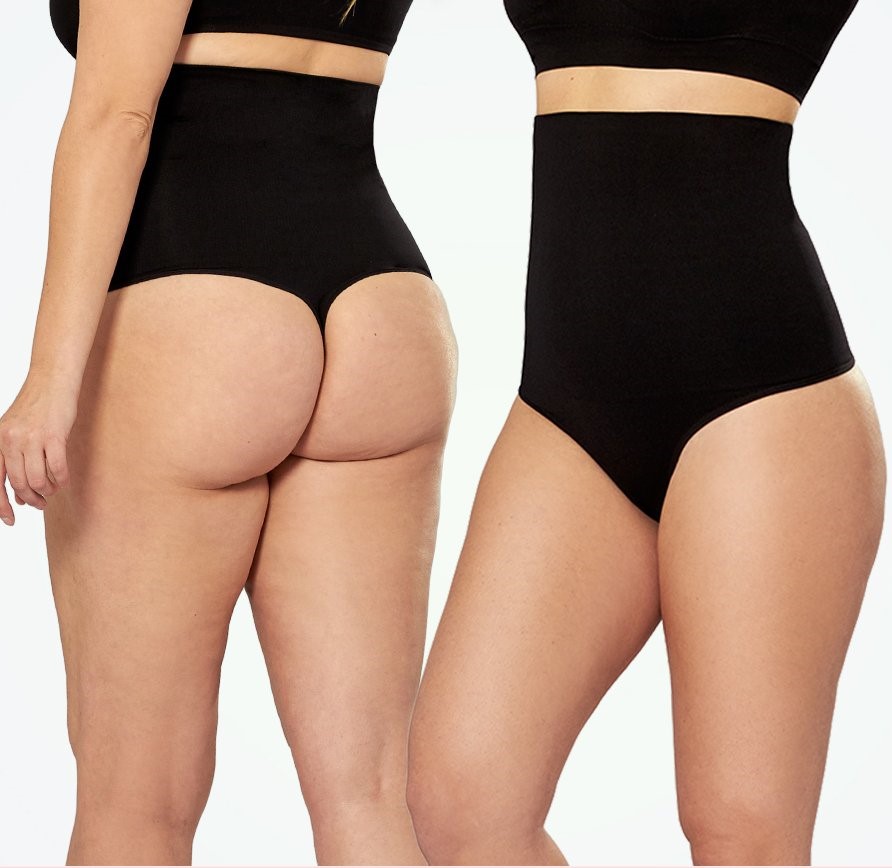 Women High Waist Seamless Tummy Control Pants Body Shaper Briefs G-string  Thong